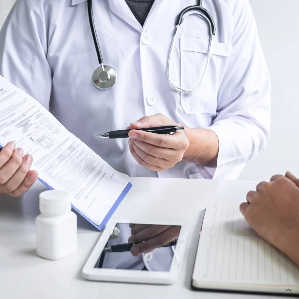 Health and wellness coaching session at Charleston Chiropractic Associates